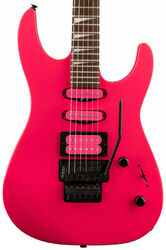 Guitarra eléctrica con forma de str. Jackson Dinky DK3XR HSS - Neon pink
