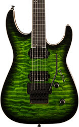 Guitarra electrica metalica Jackson Pro Plus Dinky DKAQ - Emerald green