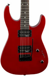 Guitarra eléctrica con forma de str. Jackson Dinky JS11 - Metallic red