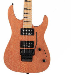 Guitarra eléctrica con forma de str. Jackson Dinky JS42 Lacewood FSR Ltd - Natural satin