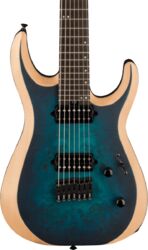 Guitarra eléctrica de 7 cuerdas Jackson Pro Plus Dinky MDK - Chlorine burst