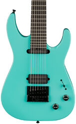 Guitarra eléctrica de 7 cuerdas Jackson Pro Series Signature Josh Smith Soloist SL7 ET - Aquamarine