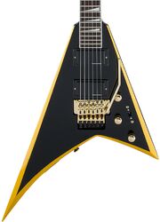 Guitarra electrica metalica Jackson Rhoads RRX24 - Black with yellow bevels