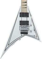 Guitarra electrica metalica Jackson Rhoads RRX24M - White with black pinstripes