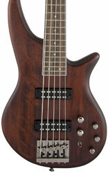 Bajo eléctrico de cuerpo sólido Jackson Spectra Bass JS3V - Walnut stain