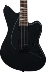 Guitarra electrica retro rock Jackson Surfcaster SC HT6 - Satin black