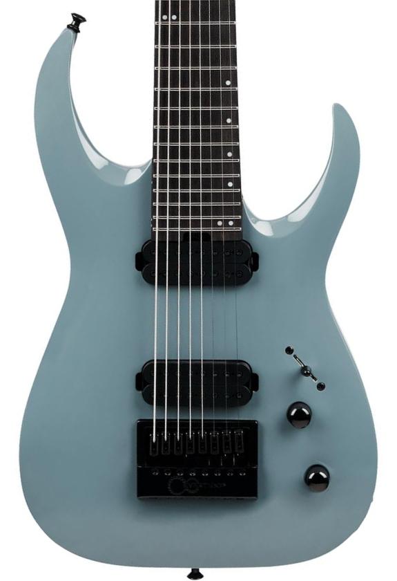 Guitarra eléctrica barítono  Jackson Misha Mansoor Pro Plus Juggernaut ET8 - Nardo gray