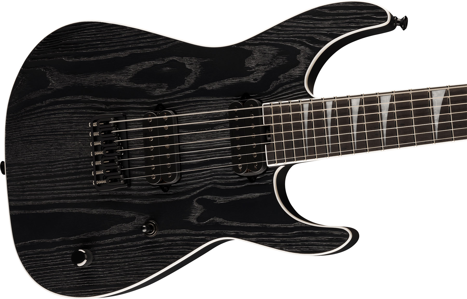 Jackson Jeff Loomis Soloist Sl7 Ht Pro Signature 7c 2h Seymour Duncan Eb - Black Ash - Guitarra eléctrica barítono - Variation 2