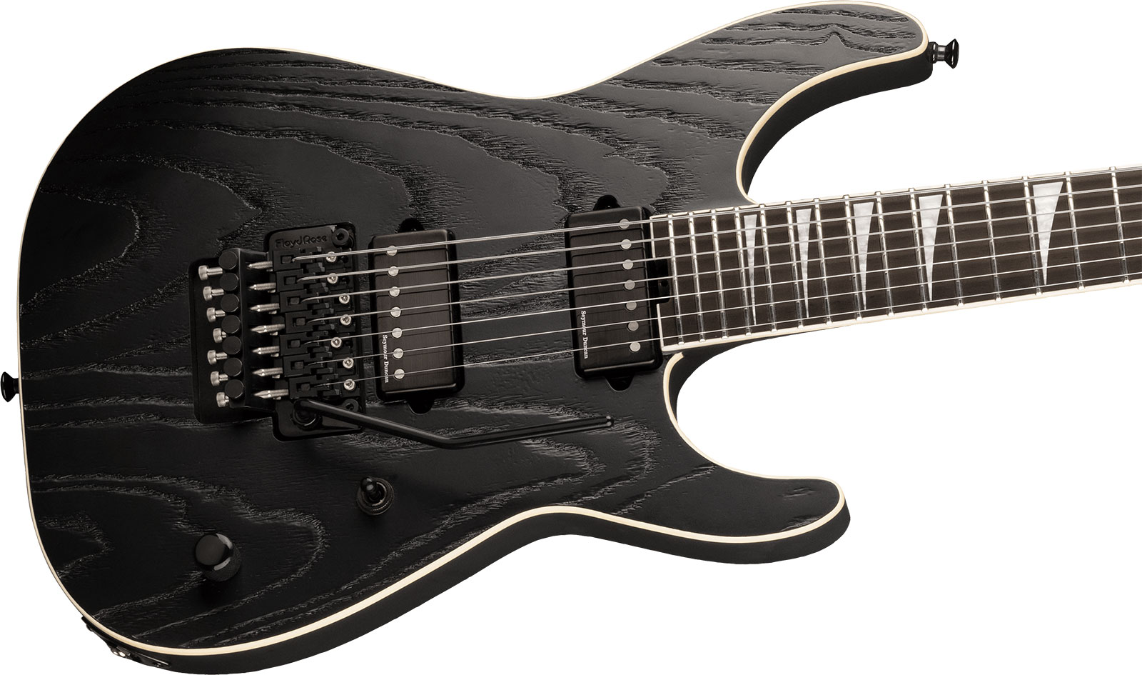 Jackson Jeff Loomis Soloist Sl7 Pro Signature 7c 2h Seymour Duncan Fr Eb - Satin Black - Guitarra eléctrica de 7 cuerdas - Variation 2