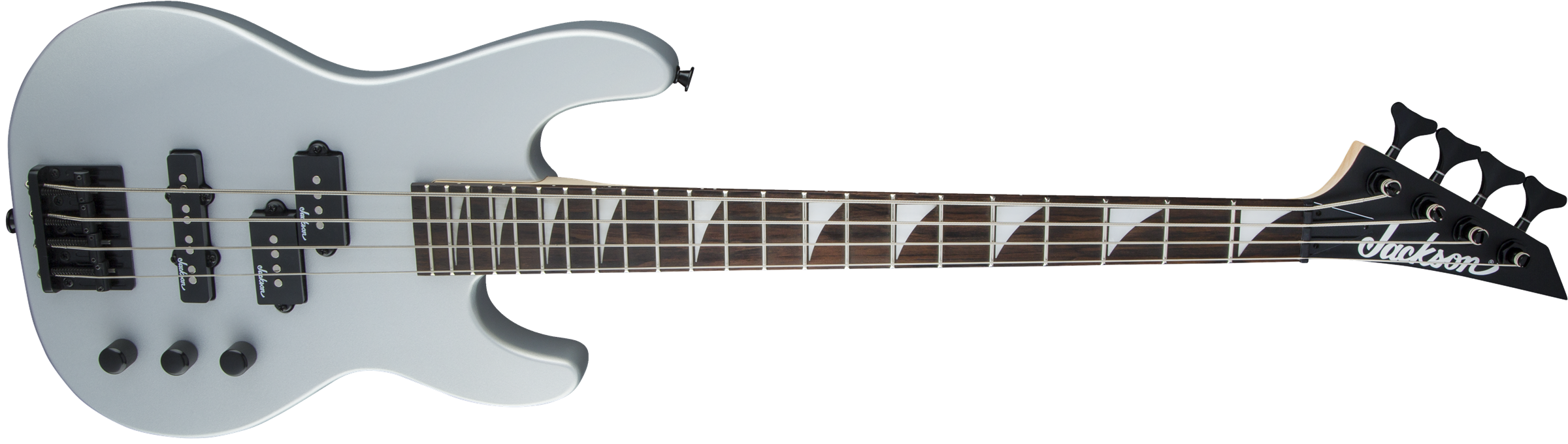 Jackson Js Series Concert Bass Minion Js1x - Satin Silver - Bajo eléctrico para niños - Variation 2