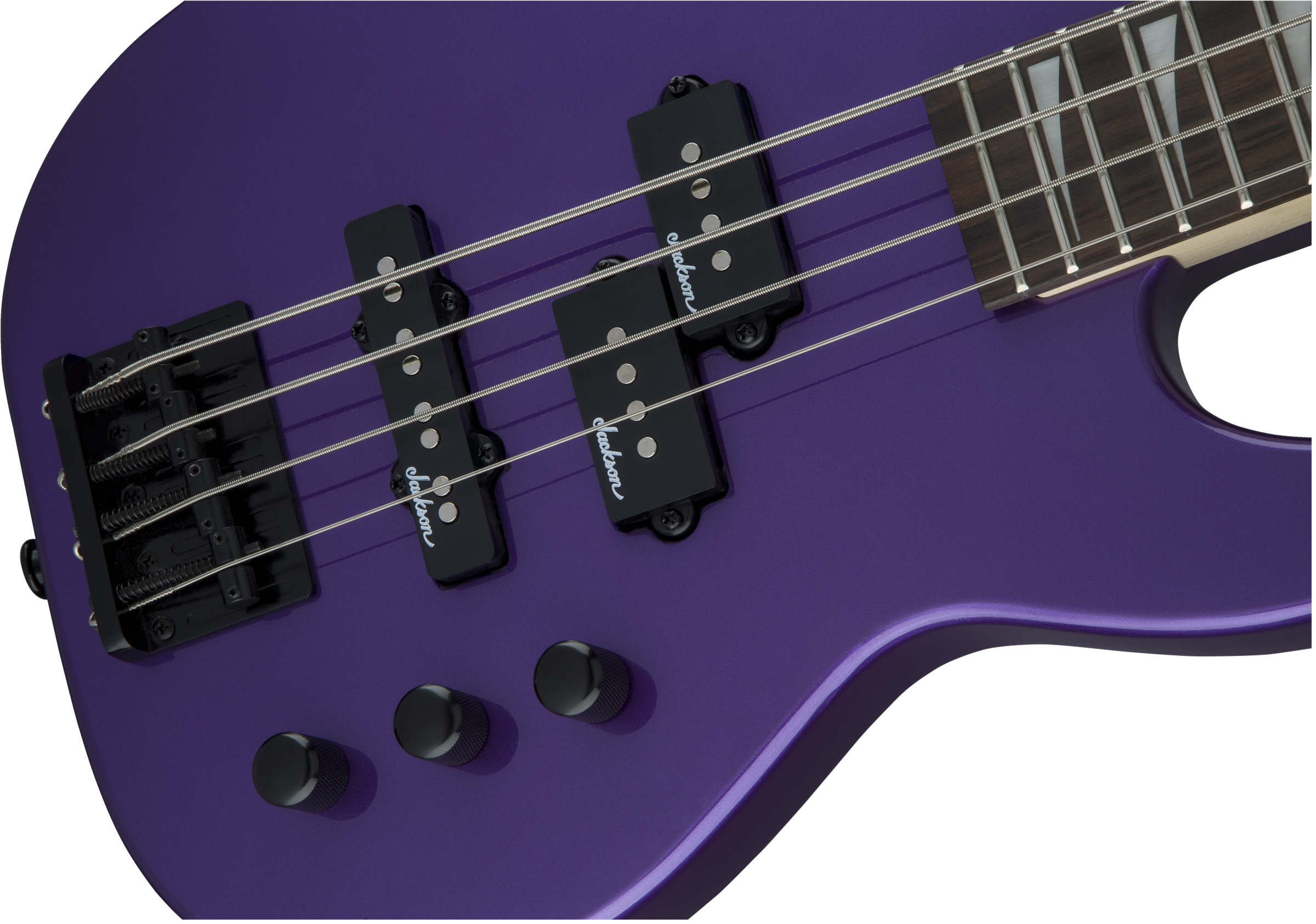 Jackson Js Series Concert Bass Minion Js1x - Pavo Purple - Bajo eléctrico para niños - Variation 4