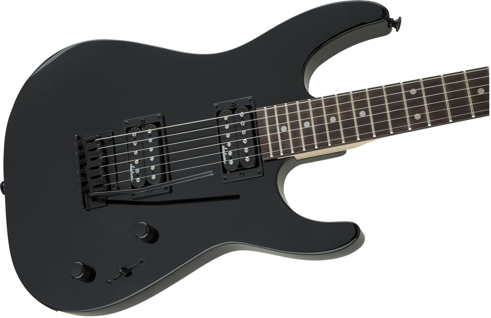 Jackson Dinky Js11 2h Trem Ama - Gloss Black - Guitarra eléctrica con forma de str. - Variation 2