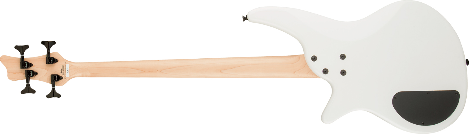 Jackson Js2 Spectra Bass Active Lau - Snow White - Bajo eléctrico de cuerpo sólido - Variation 1