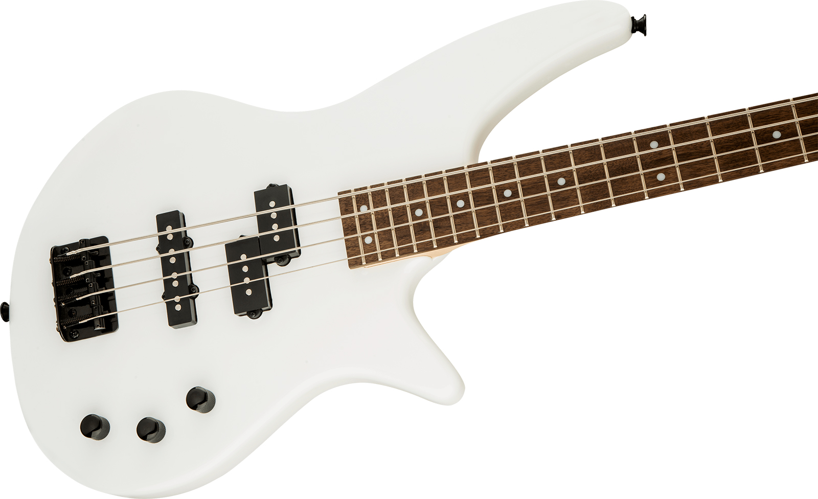 Jackson Js2 Spectra Bass Active Lau - Snow White - Bajo eléctrico de cuerpo sólido - Variation 2