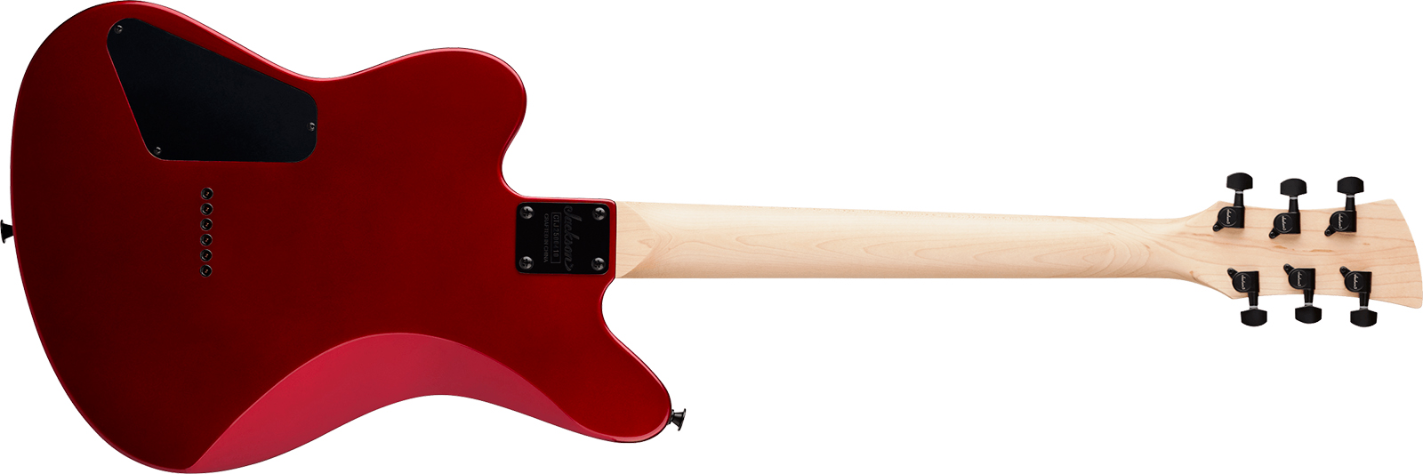 Jackson Js22 Surfcaster 2h Ht Ama - Metallic Red - Guitarra electrica retro rock - Variation 1