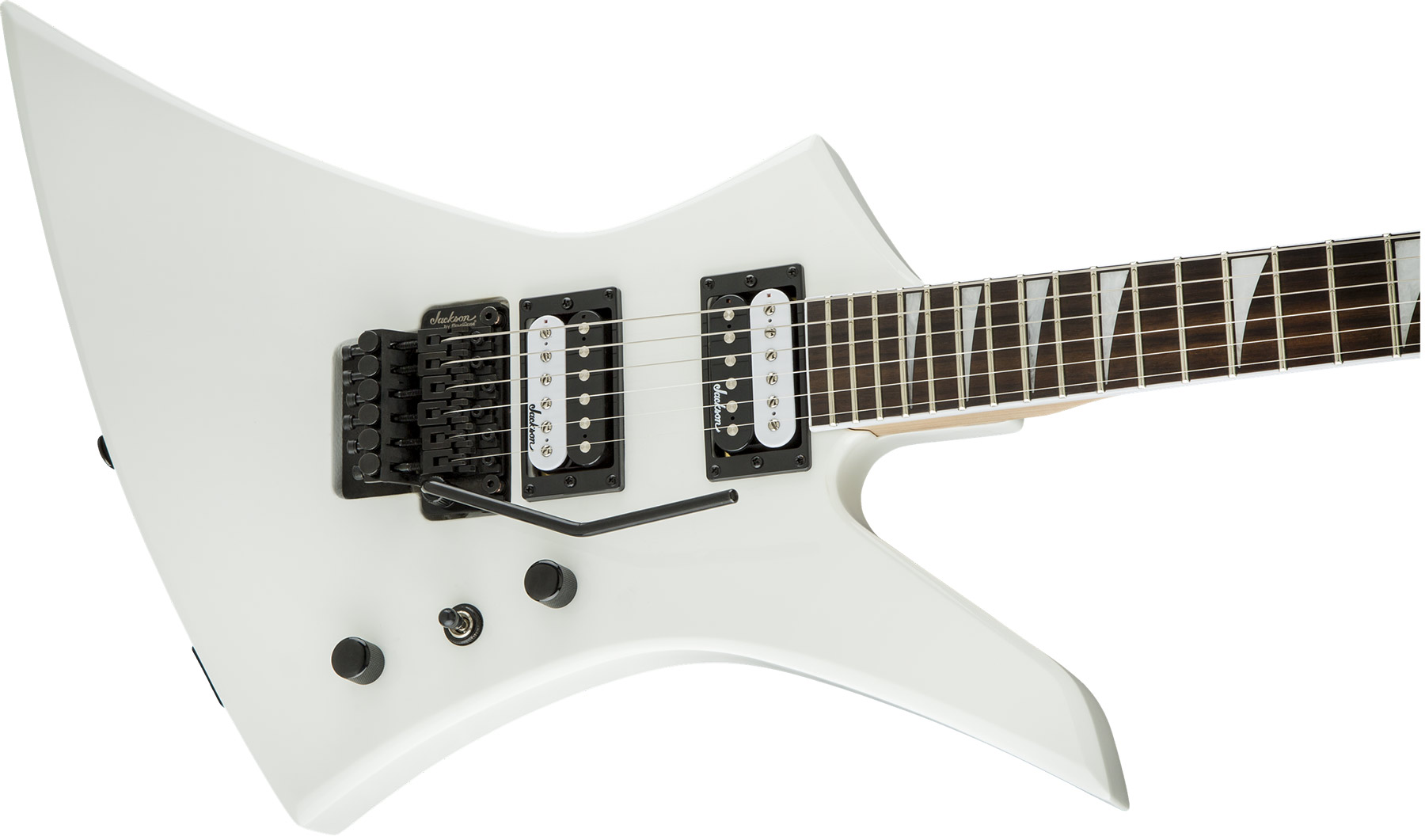 Jackson Kelly Js32 2h Fr Ama - Snow White - Guitarra electrica metalica - Variation 2