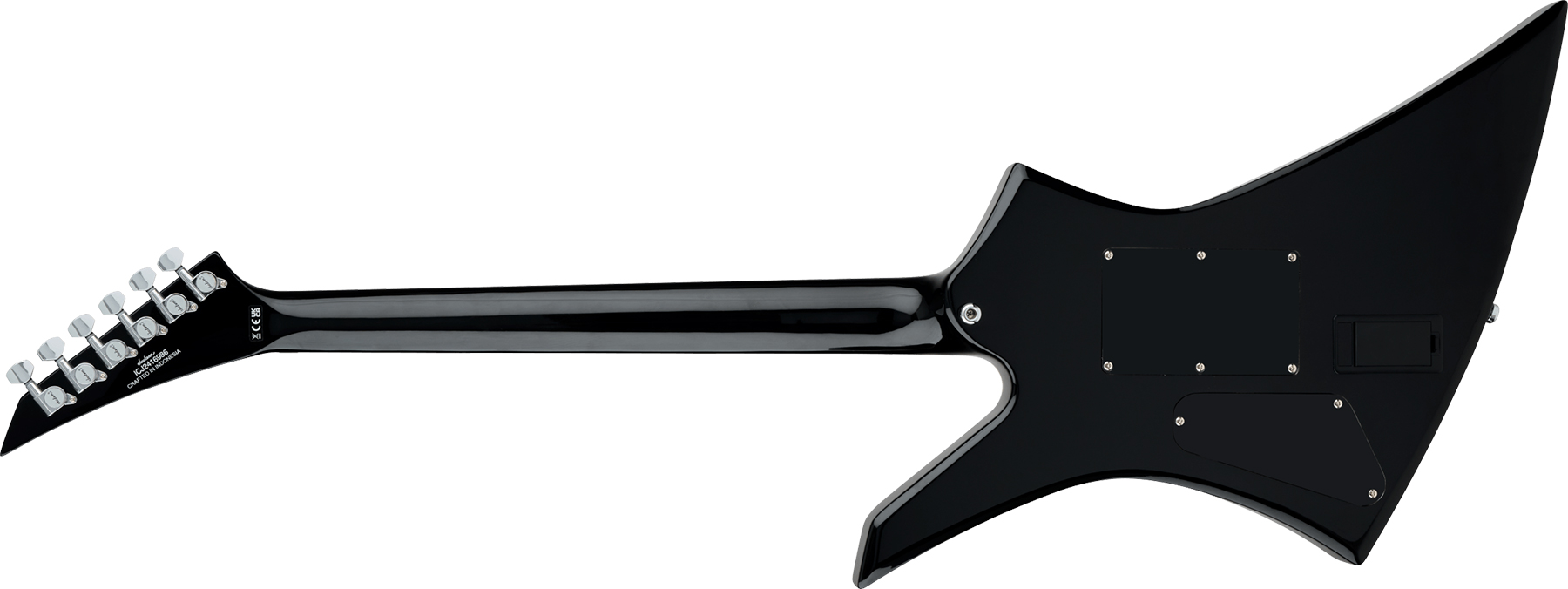 Jackson Kelly Ke1a Pro Plus Pure Metal Ltd 1h Fishman Fluence Modern Fr Eb - Gloss Black - Guitarra electrica metalica - Variation 1