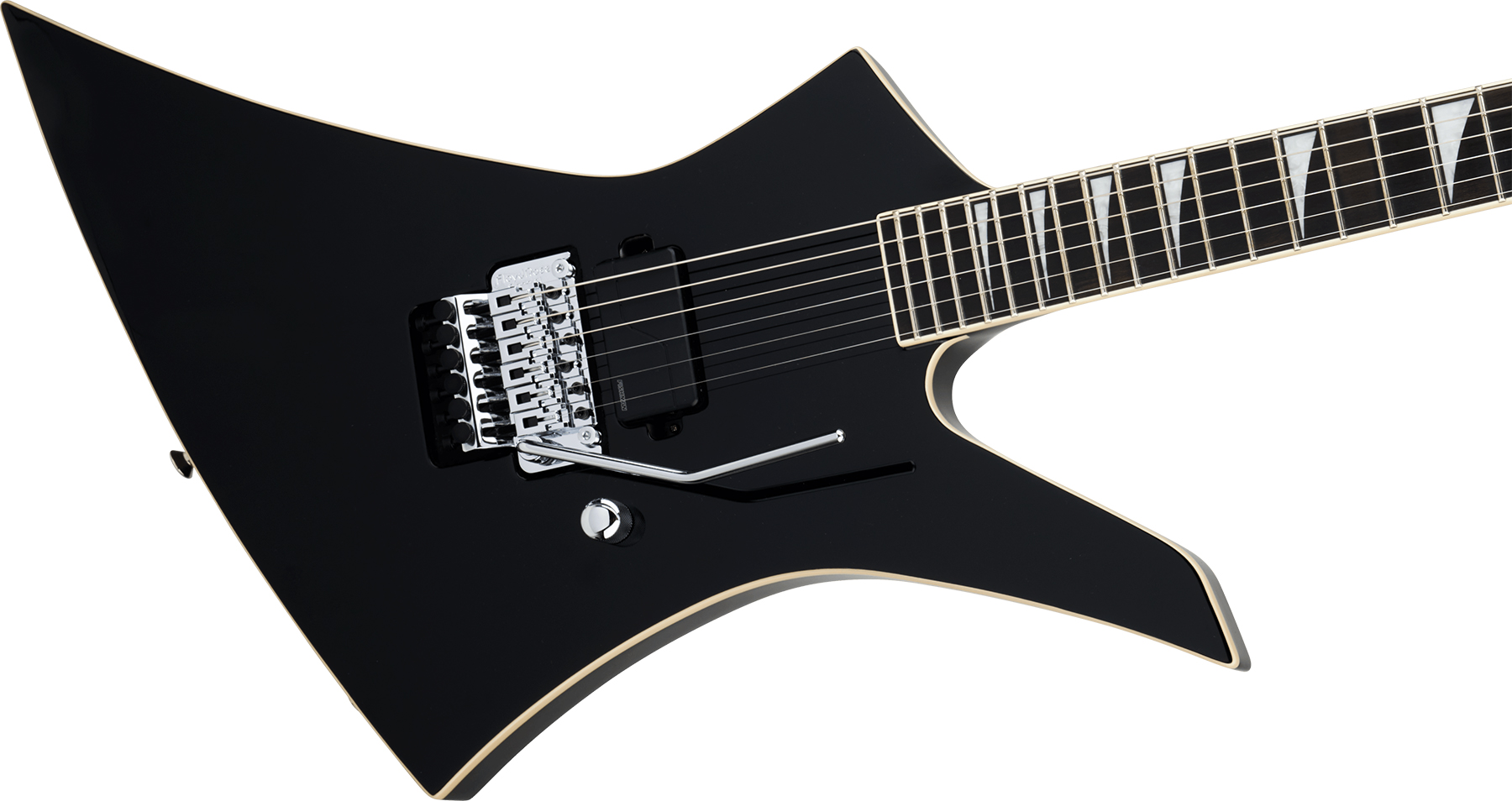 Jackson Kelly Ke1a Pro Plus Pure Metal Ltd 1h Fishman Fluence Modern Fr Eb - Gloss Black - Guitarra electrica metalica - Variation 2