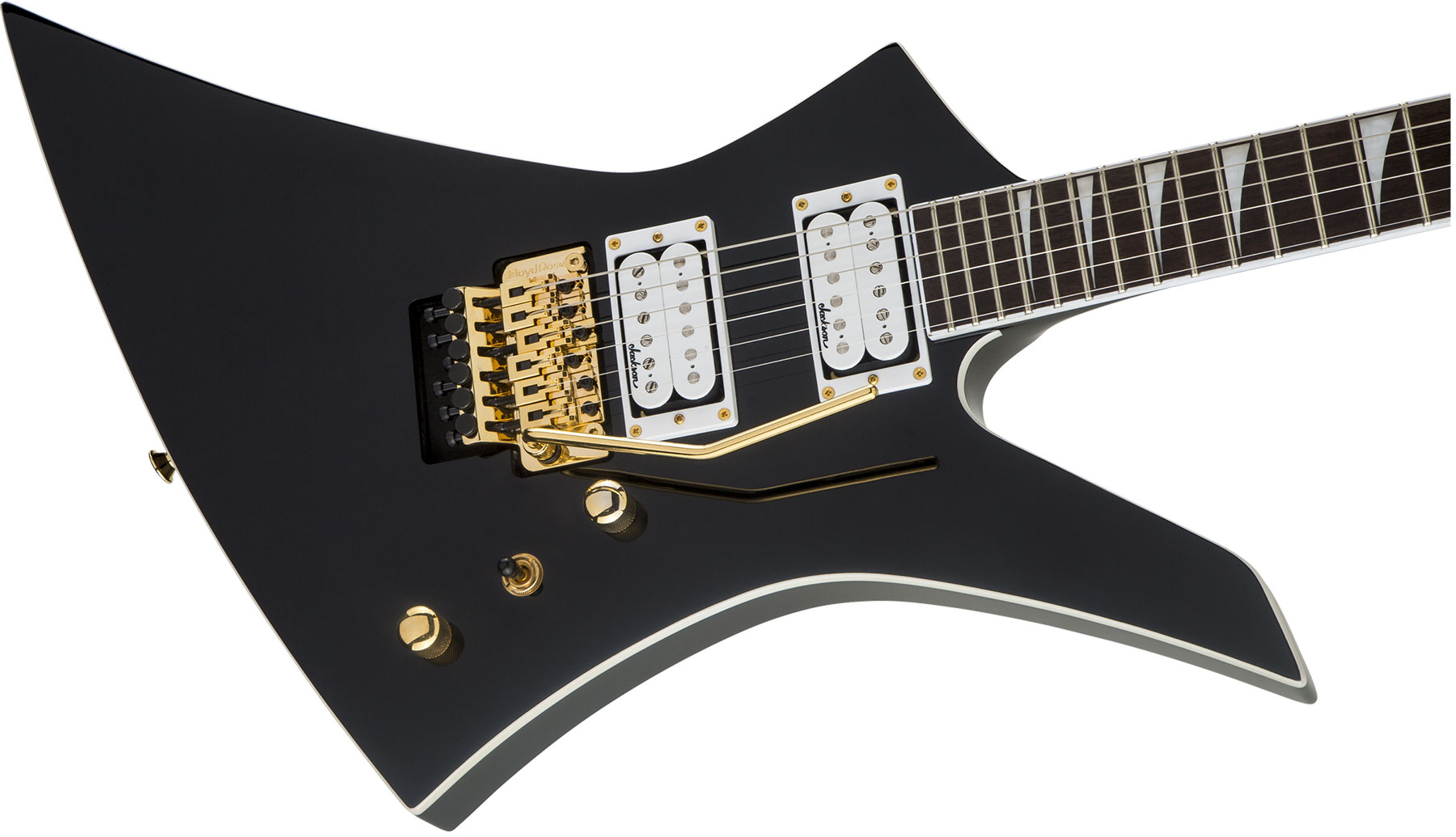 Jackson Kelly Kex 2h Fr Lau - Black - Guitarra electrica metalica - Variation 2