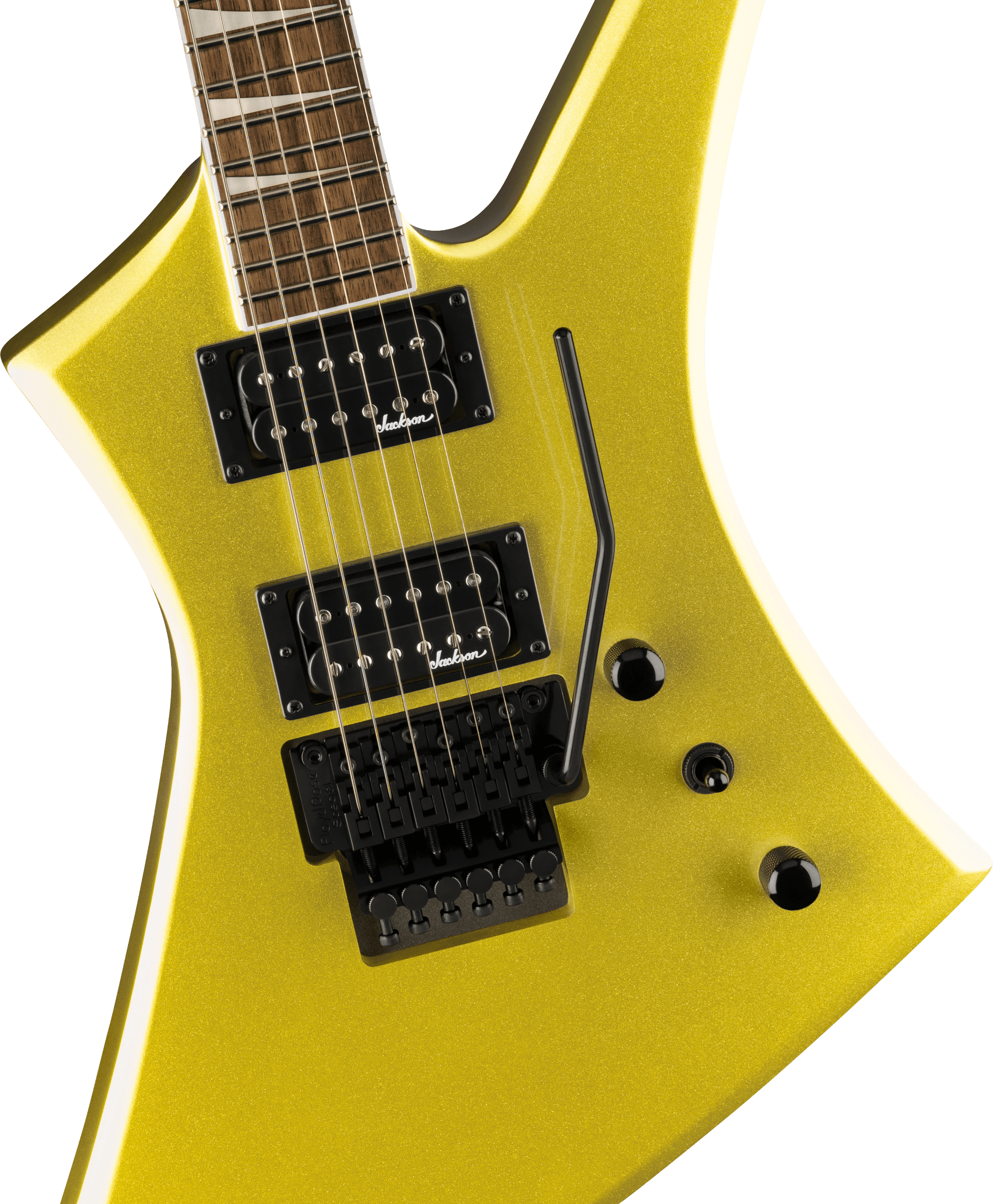 Jackson Kelly Kex X-series Trem Fr Hh Lau - Lime Green Metallic - Guitarra electrica metalica - Variation 1