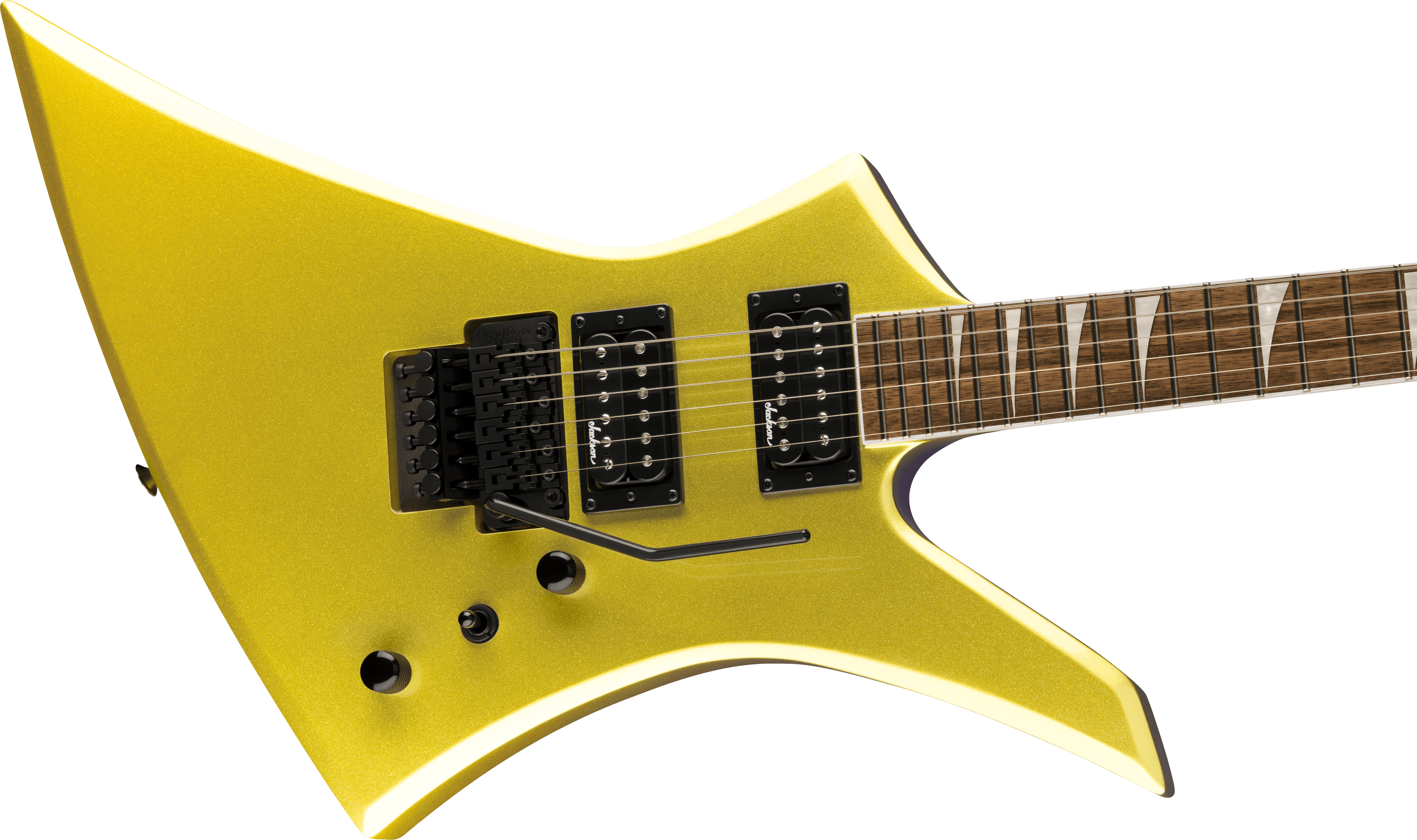 Jackson Kelly Kex X-series Trem Fr Hh Lau - Lime Green Metallic - Guitarra electrica metalica - Variation 2