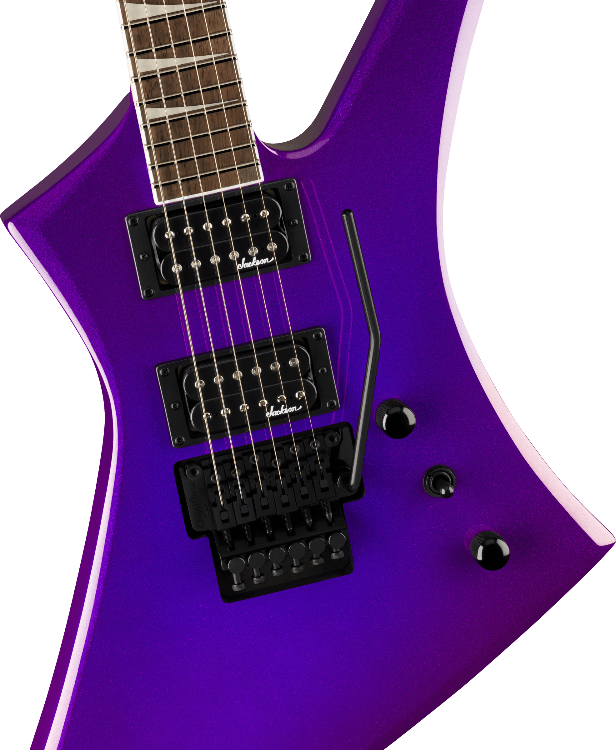 Jackson Kelly Kex X-series Trem Fr Hh Lau - Deep Purple Metallic - Guitarra electrica metalica - Variation 2