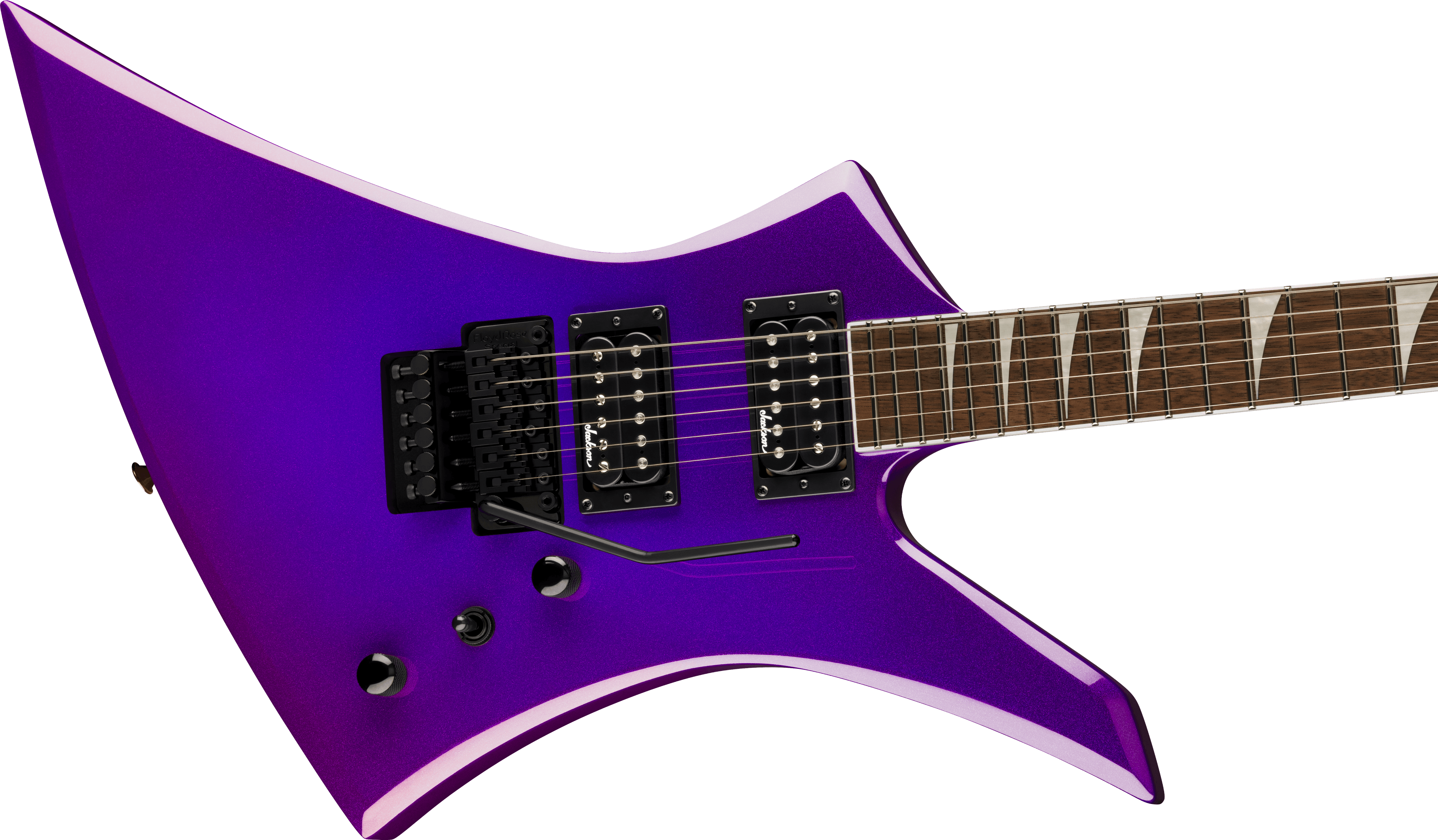 Jackson Kelly Kex X-series Trem Fr Hh Lau - Deep Purple Metallic - Guitarra electrica metalica - Variation 3