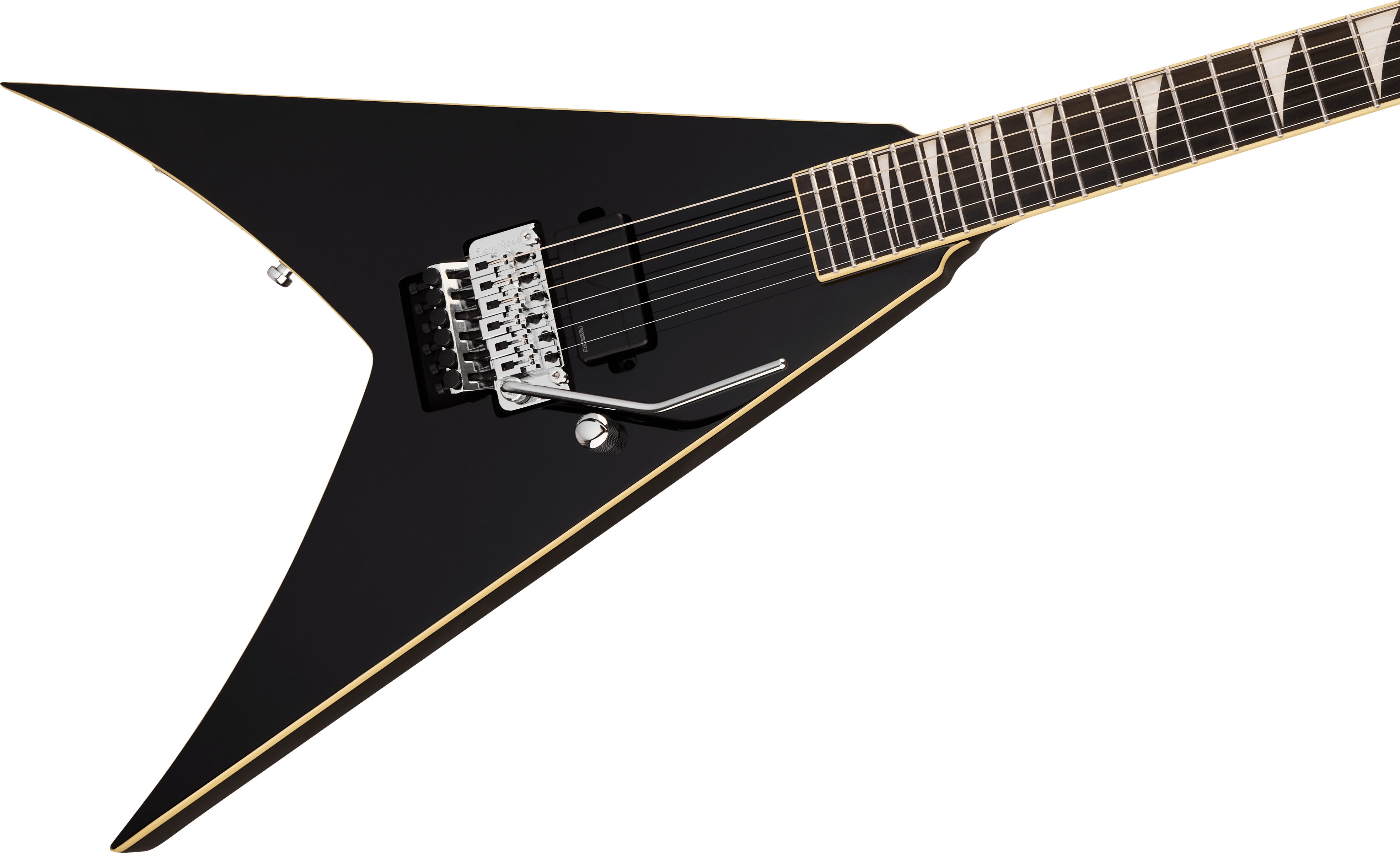 Jackson King V Kv1a Pro Plus Pure Metal Ltd 1h Fishman Fluence Modern Fr Eb - Gloss Black - Guitarra electrica metalica - Variation 2