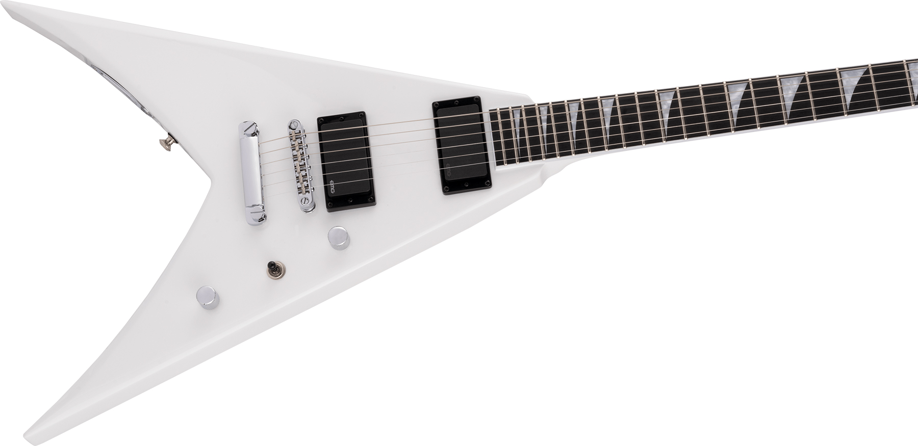 Jackson King V Kvtmg Pro 2h Emg Ht Eb - Snow White - Guitarra electrica metalica - Variation 2