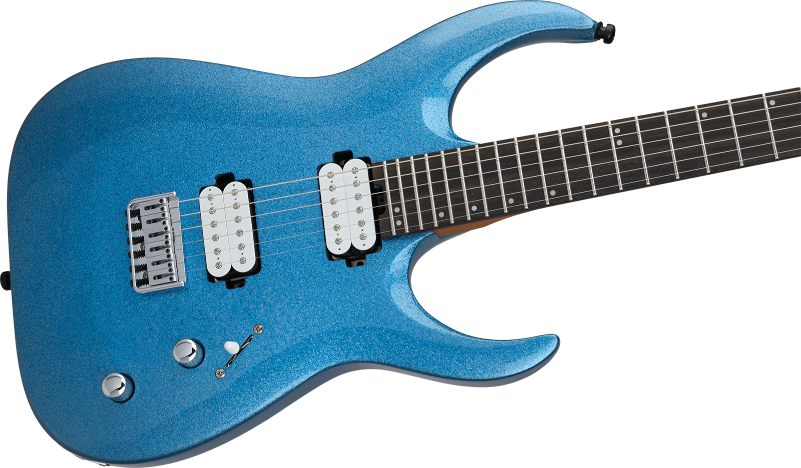 Jackson Misha Mansoor Juggernaut Ht6 Signature 2h Ht Eb - Blue Sparkle - Guitarra eléctrica con forma de str. - Variation 2