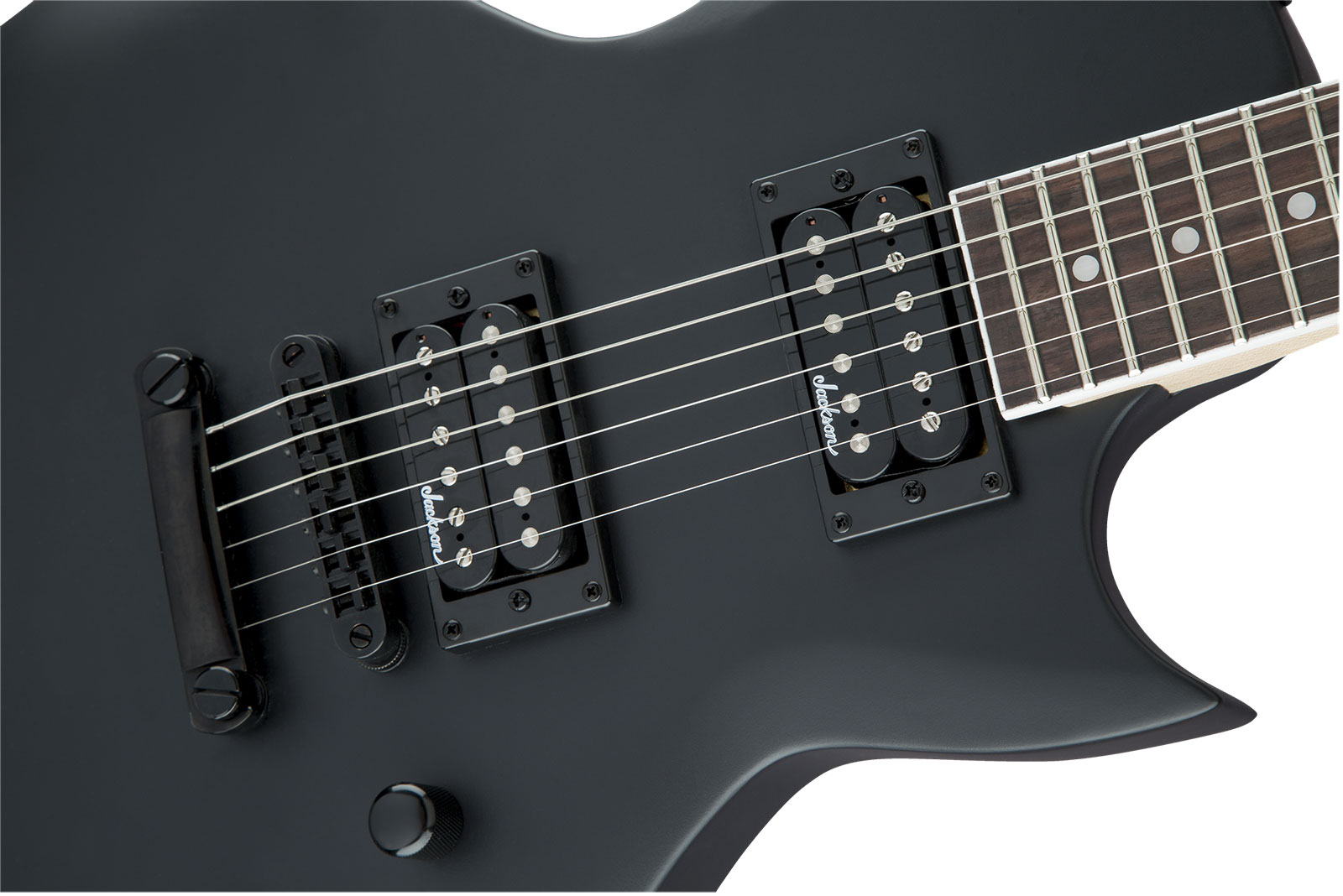 Jackson Monarkh Sc Js22 2h Ht Ama - Satin Black - Guitarra eléctrica de corte único. - Variation 3