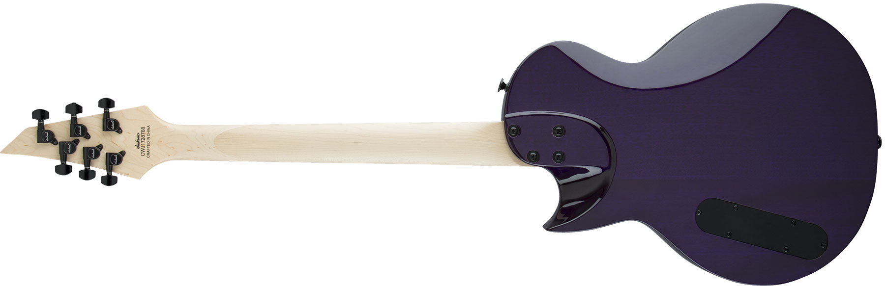 Jackson Monarkh Sc Js22q 2h Ht Ama - Transparent Purple Burst - Guitarra eléctrica de corte único. - Variation 1