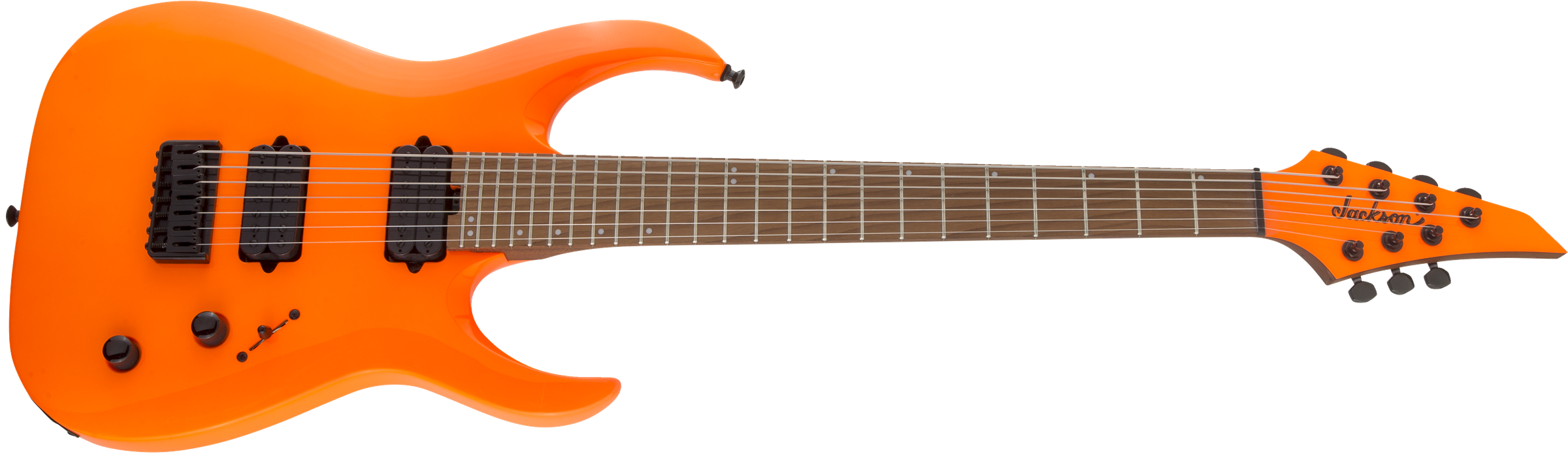 Jackson Misha Mansoor Juggernaut Ht7 Pro Signature 2h Ht Mn - Neon Orange - Guitarra eléctrica de 7 cuerdas - Variation 2