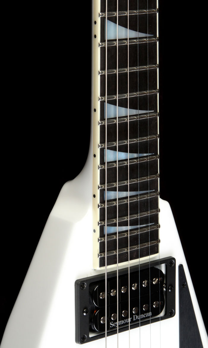 Jackson Randy Rhoads Select Rr1 Usa Hh Ht Eb - Snow White - Guitarra electrica metalica - Variation 4