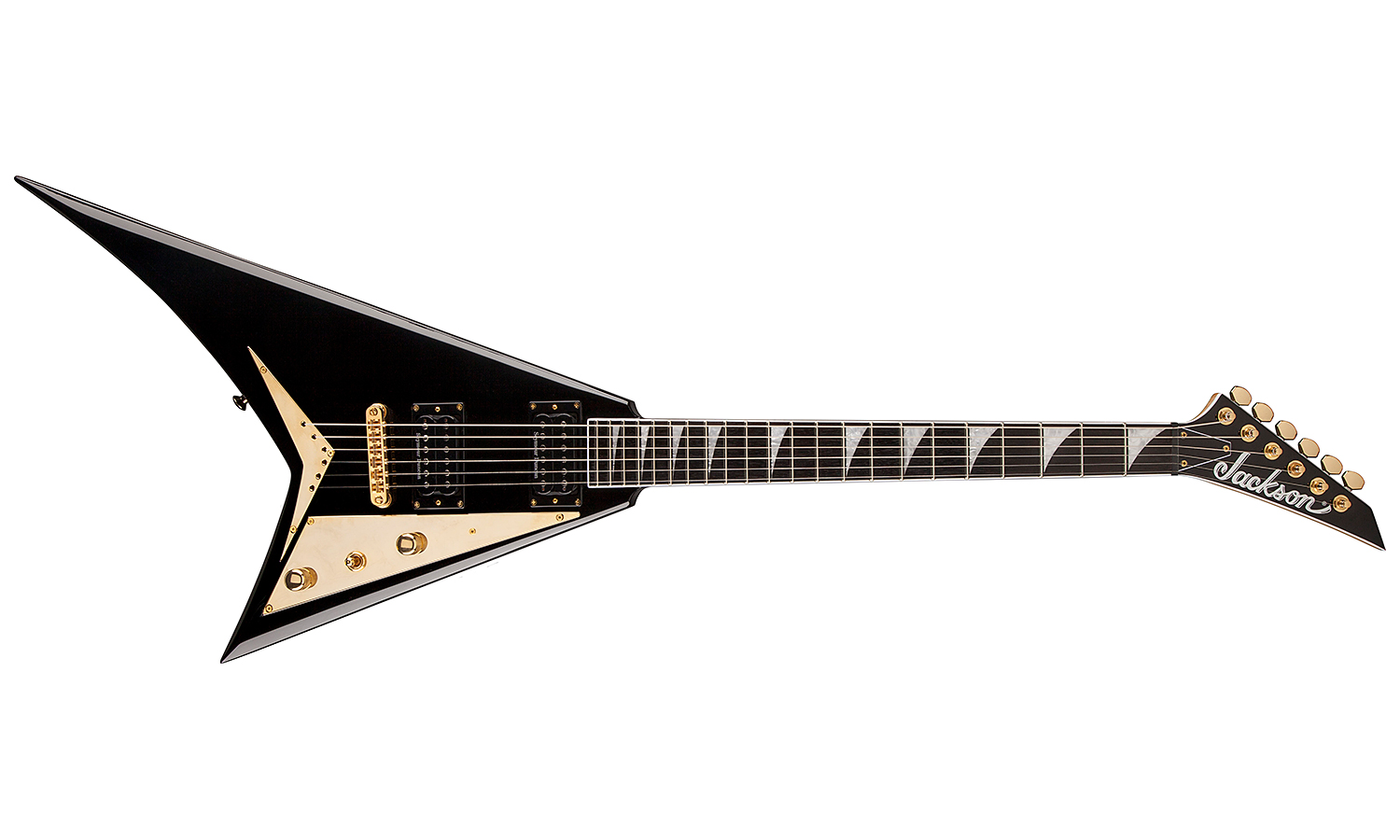 Jackson Rhoads Rrt-5 Pro 2h Seymour Duncan Ht Eb - Black - Guitarra electrica metalica - Variation 1