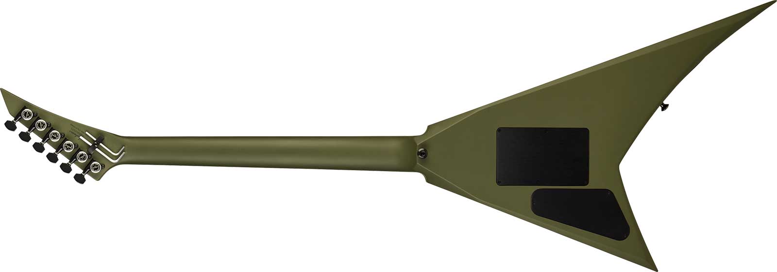 Jackson Rhoads Rr24 American 2h Seymour Duncan Fr Eb - Matte Army Drab - Guitarra electrica metalica - Variation 1