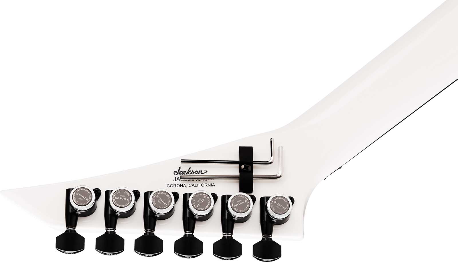 Jackson Rhoads Rr24 American 2h Seymour Duncan Fr Eb - Snow White - Guitarra electrica metalica - Variation 3