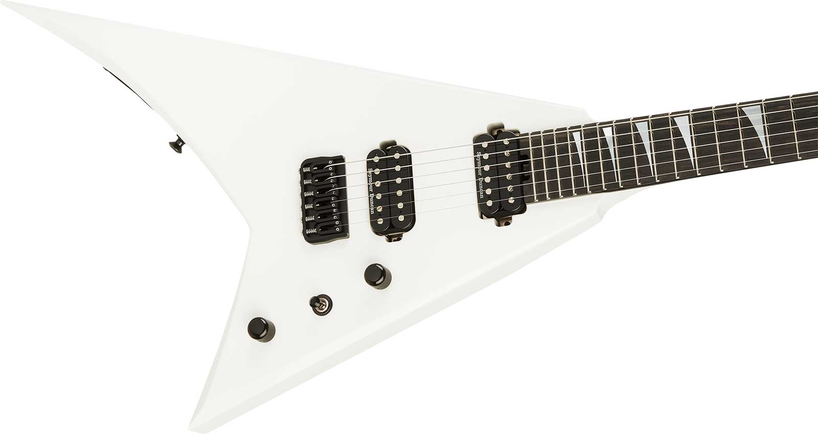 Jackson Rhoads Rr24 Rr24 Ht American 2h Seymour Duncan Ht Eb - Snow White - Guitarra electrica metalica - Variation 2