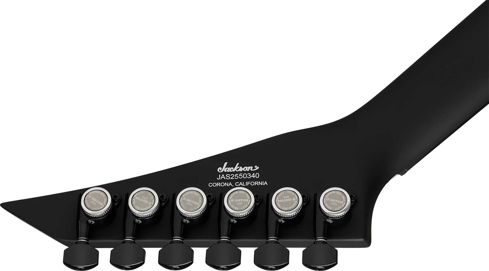 Jackson Rhoads Rr24 Rr24 Ht American 2h Seymour Duncan Ht Eb - Satin Black - Guitarra electrica metalica - Variation 3