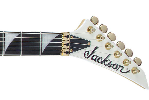 Jackson Rhoads Rr3 Pro 2h Seymour Duncan Fr Eb - Ivory With Black Pinstripes - Guitarra electrica metalica - Variation 3