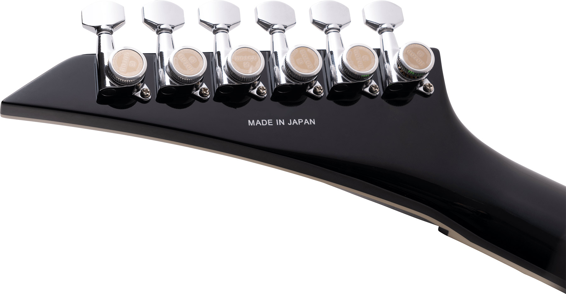Jackson Rhoads Rrt Mj Jap 2h Seymour Duncan Ht Eb - Gloss Black - Guitarra electrica metalica - Variation 2