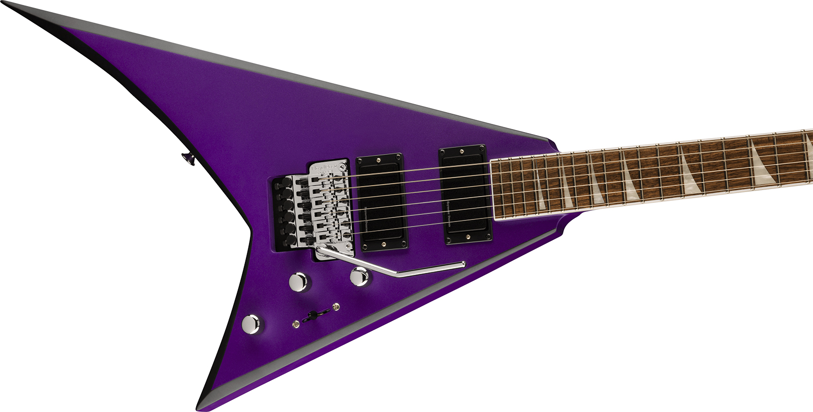 Jackson Rhoads Rrx24 2h Seymour Duncan Fr Lau - Purple Metallic With Black Bevels - Guitarra electrica metalica - Variation 2