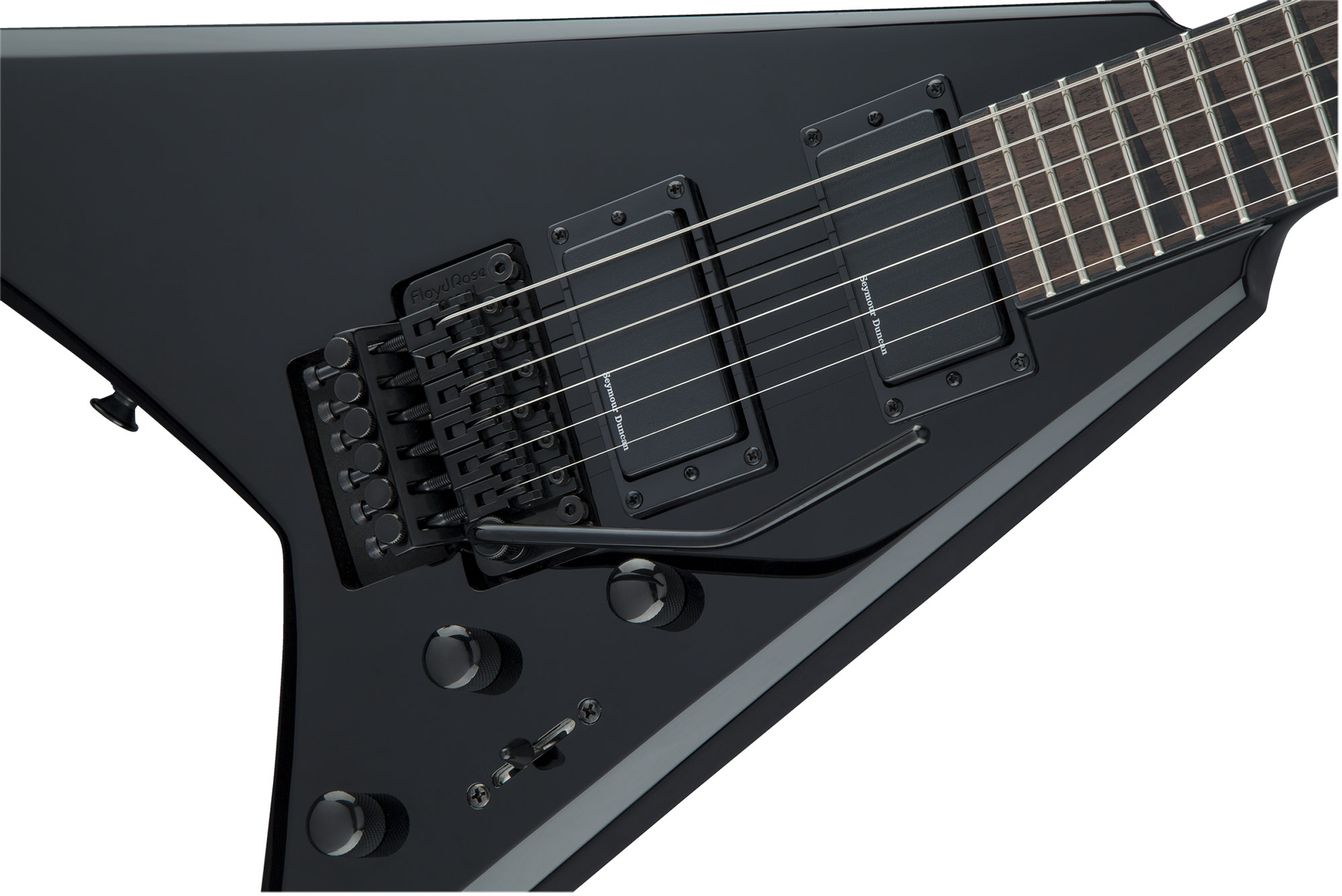 Jackson Rhoads Rrx24 Hh Seymour Duncan Fr Rw - Black - Guitarra electrica metalica - Variation 2