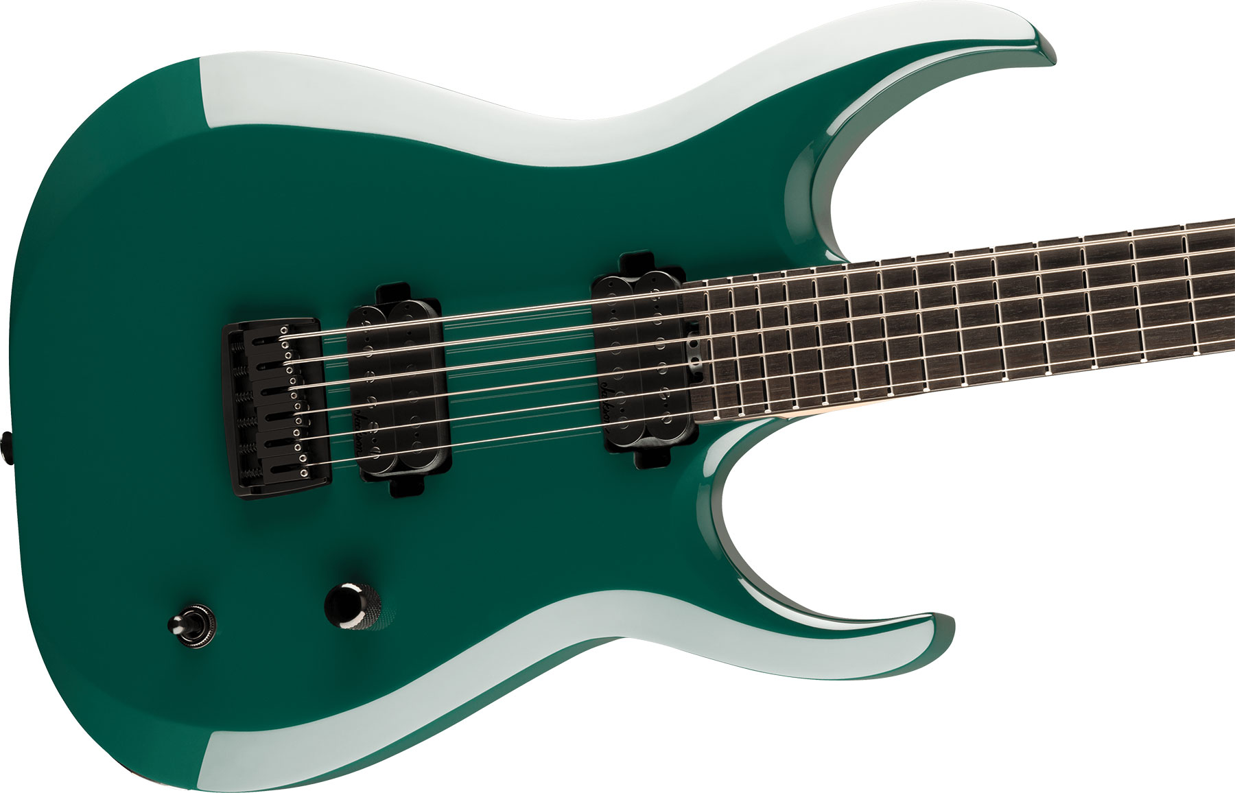 Jackson Roman  Ibramkhalilov Mdk Ht6 Baryton Pro Signature 2h Ht Eb - Emerald Green - Guitarra eléctrica barítono - Variation 6
