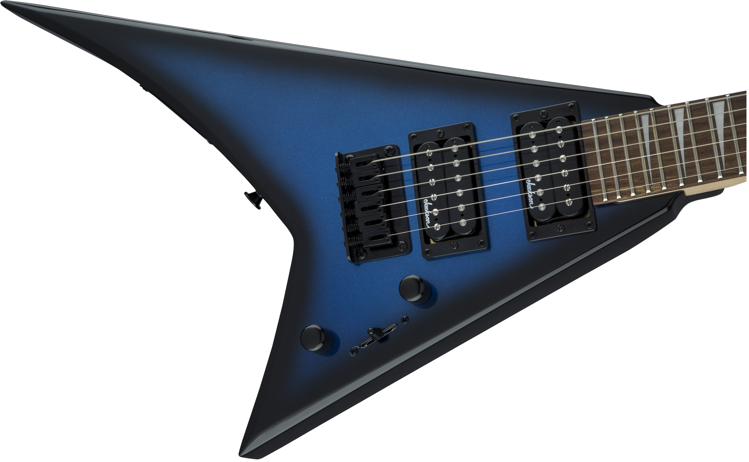 Jackson Rr Minion Js1x - Metallic Blue Burst - Guitarra eléctrica para niños - Variation 5