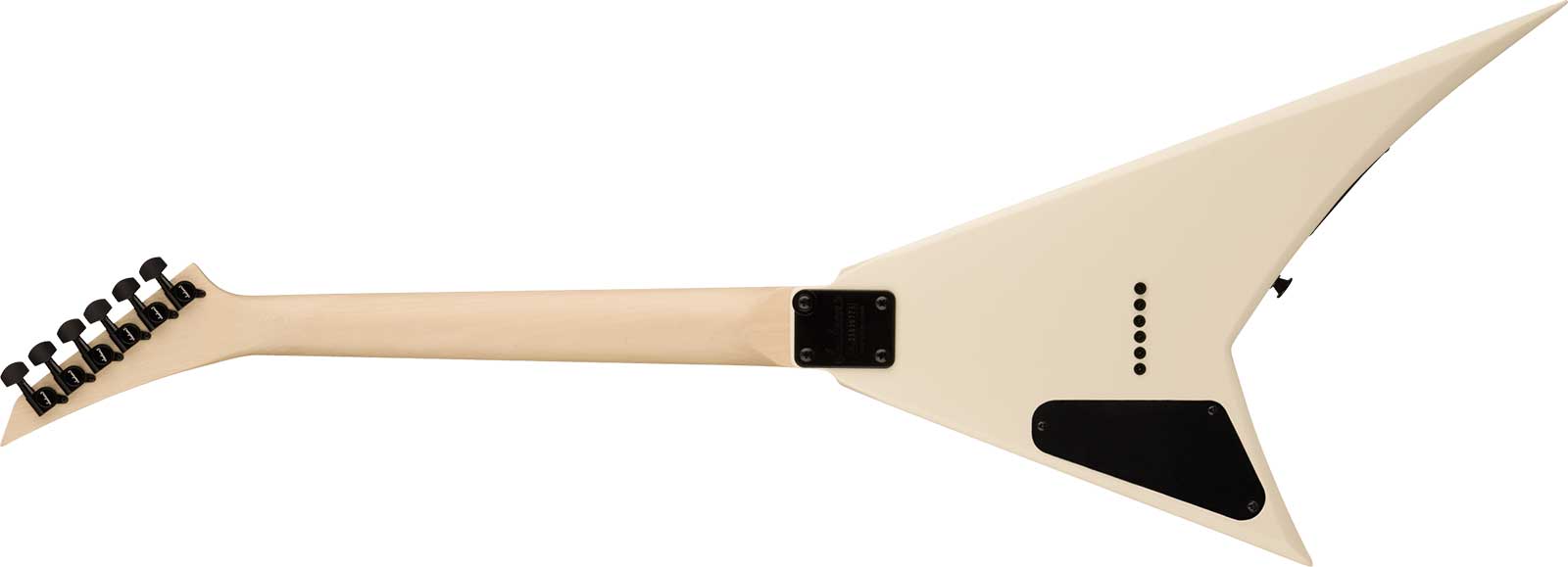 Jackson Rr Minion Js1xm Rhoads Shsc 2h Ht Ama - Snow White W/ Black Pin Stripes - Guitarra eléctrica para niños - Variation 1