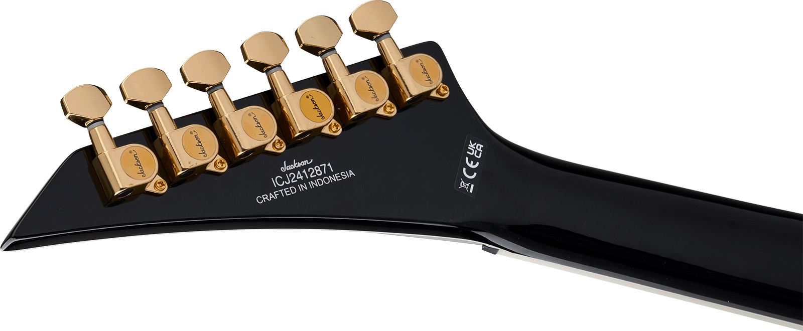 Jackson Scott Ian King V Kvxt X-series Signature 2h Ht Lau - Gloss Black - Guitarra eléctrica de autor - Variation 3