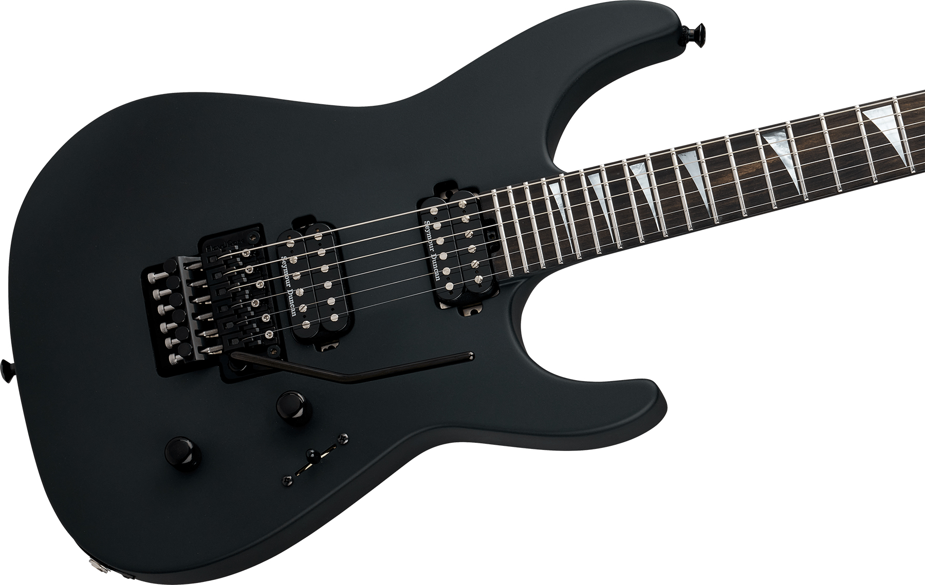 Jackson Sl2dx American Soloist Usa 2h Seymour Duncan Fr Eb - Satin Black - Guitarra electrica metalica - Variation 2