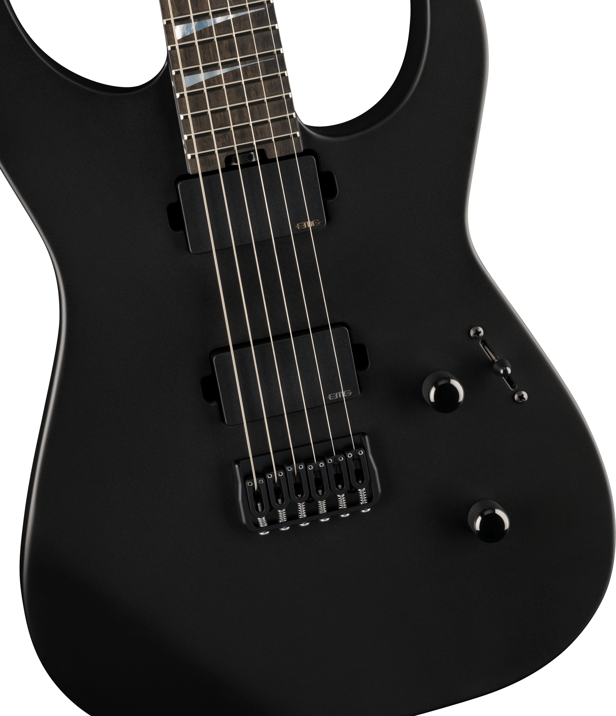 Jackson Sl2mg Ht American Soloist Ht Hh Eb - Satin Black - Guitarra electrica metalica - Variation 2