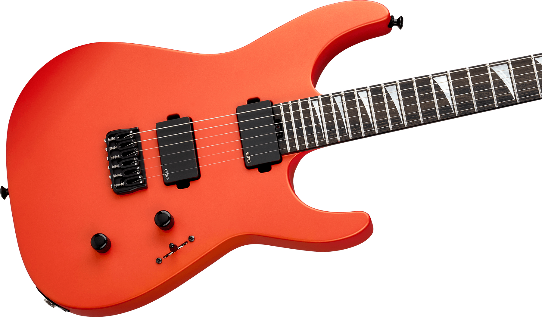 Jackson Sl2mg Ht American Soloist Usa 2h Emg Eb - Satin Lambo Orange - Guitarra electrica metalica - Variation 2